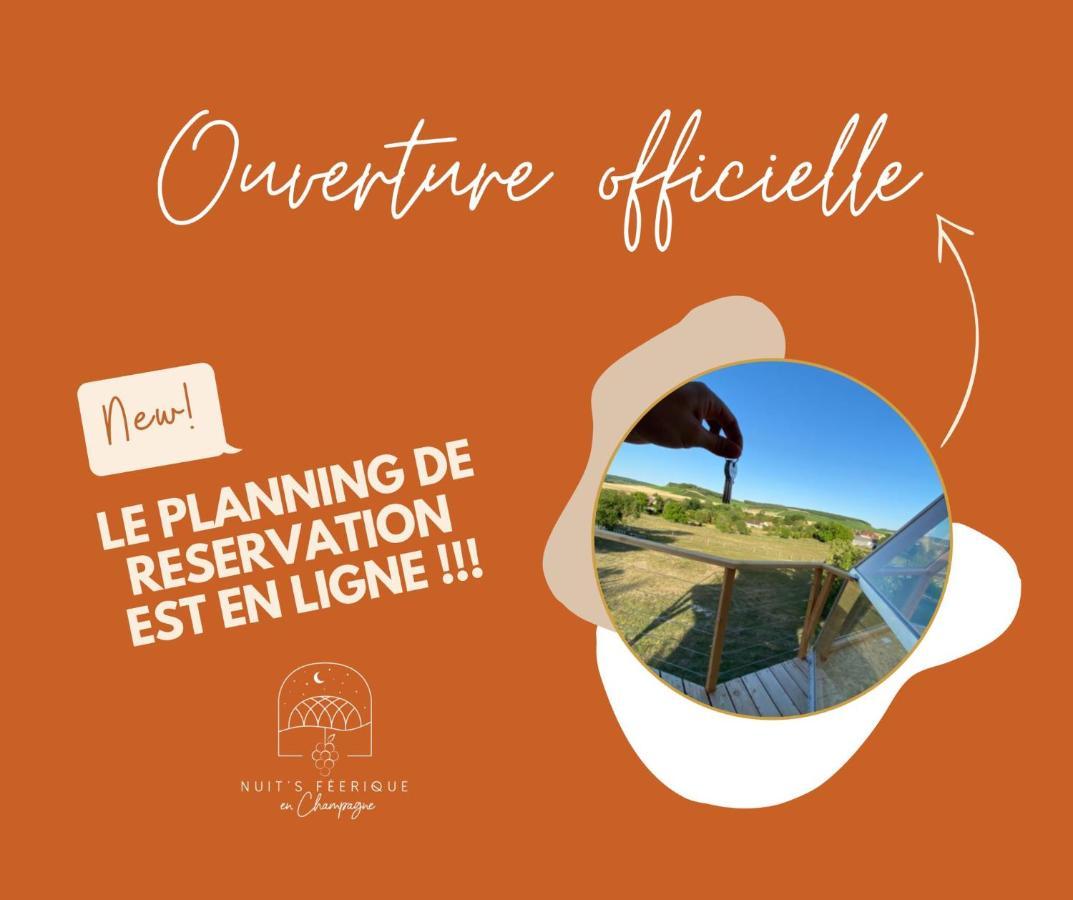 Villa Nuit'S Feerique En Champagne Meurville Exterior foto